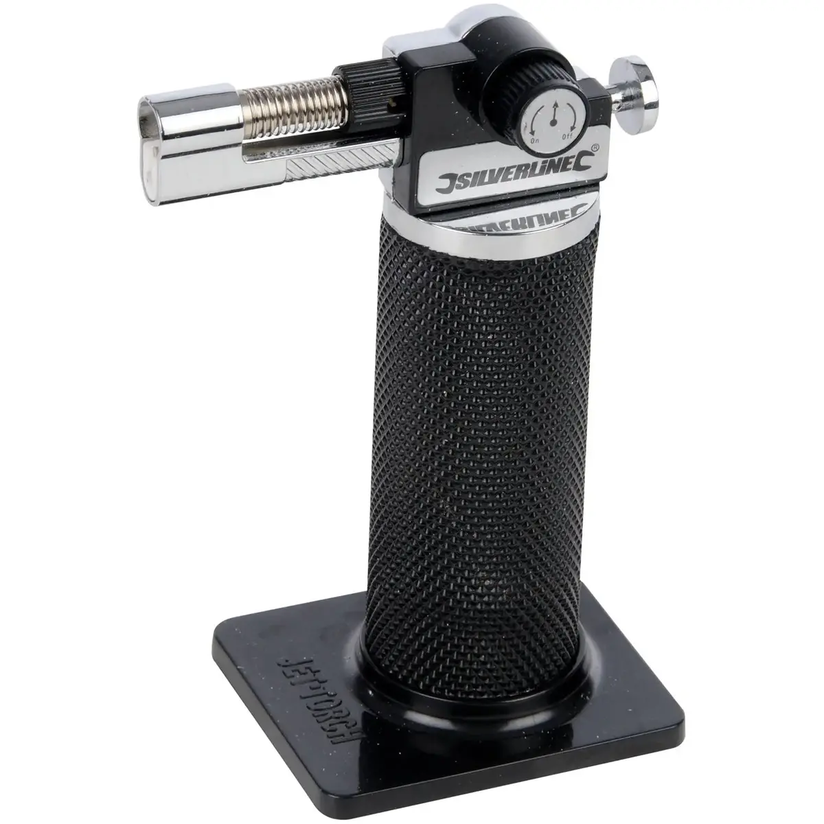 Silverline Butane Gas Torch Degree Lighter Adjustable Flame Refillable Craft Work 1