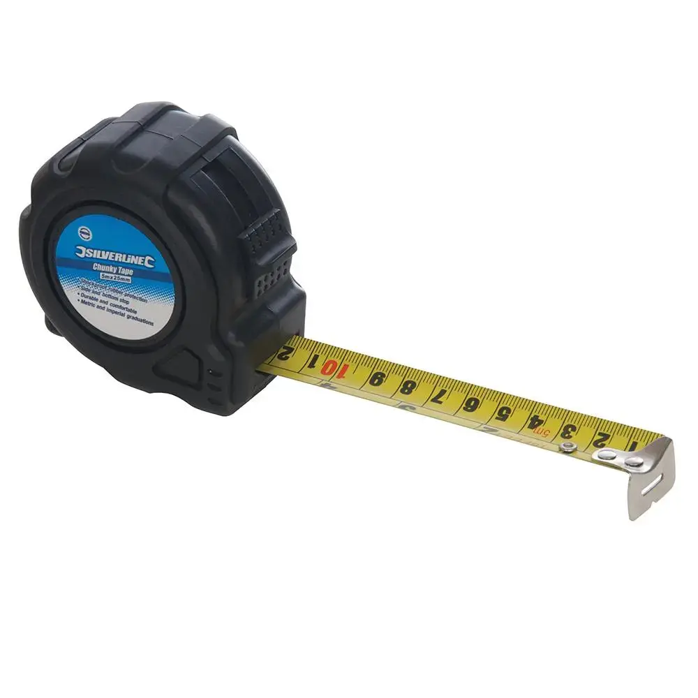 Silverline Chunky Tape 5M / 16Ft X 25Mm 250192 1