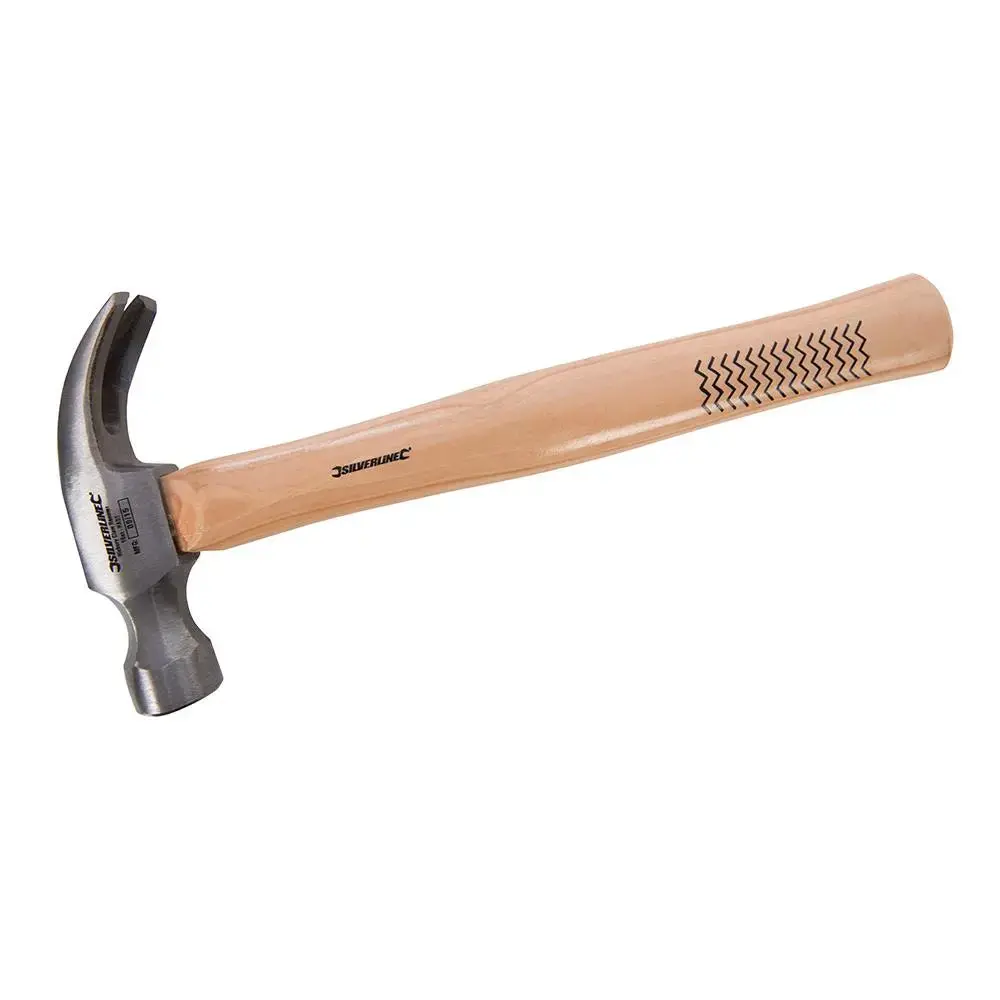 Silverline Claw Hammer Hickory 16Oz (454G) Ha01 1