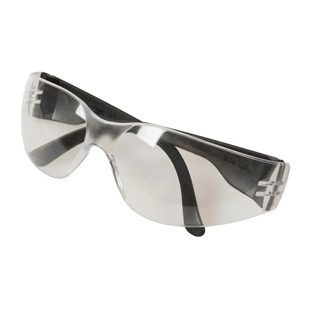 Silverline Clear Wraparound Safety Glasses  Uv Impact Resistant 1