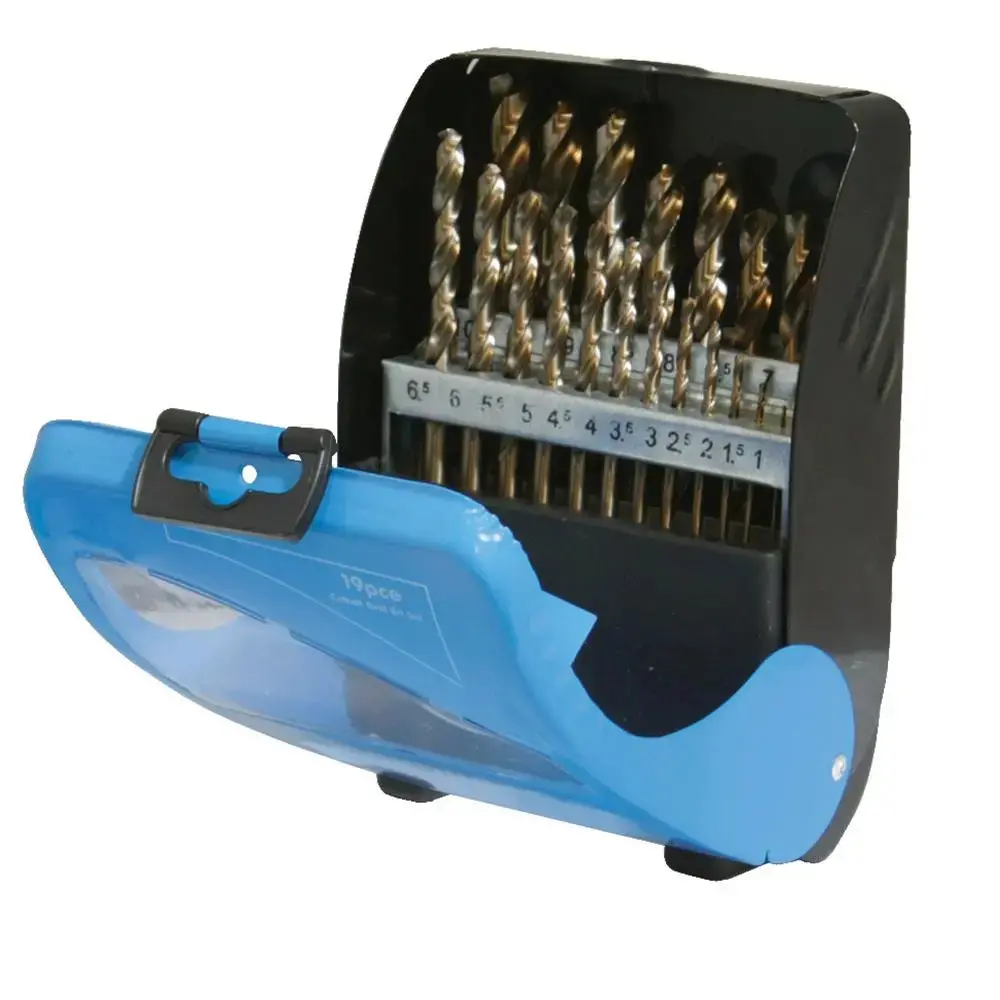 Silverline Cobalt Drill Bit Set 19Pce 1 - 10Mm 196503 1