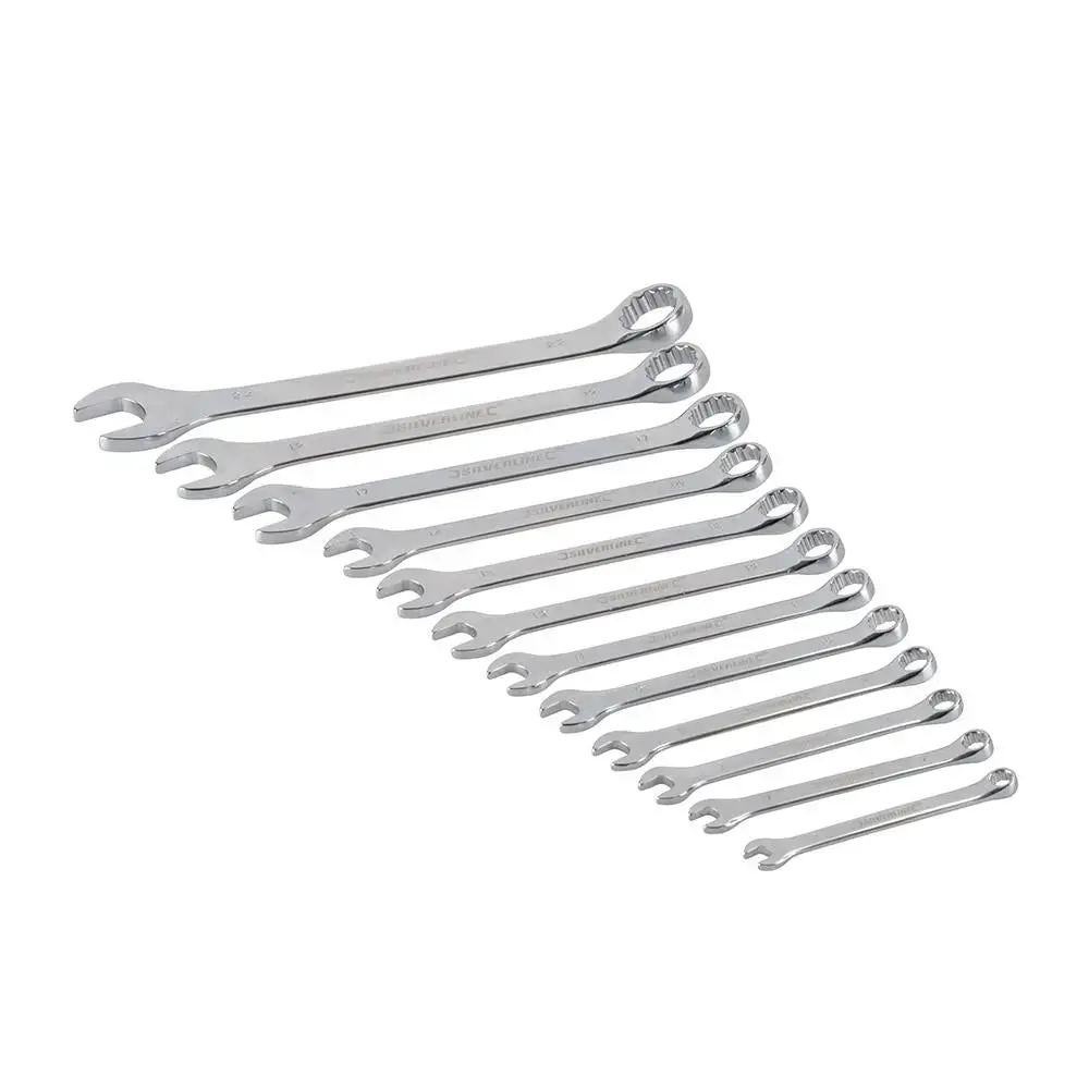 Silverline Combination Spanner Set 12Pce 6 - 22Mm 633799 1
