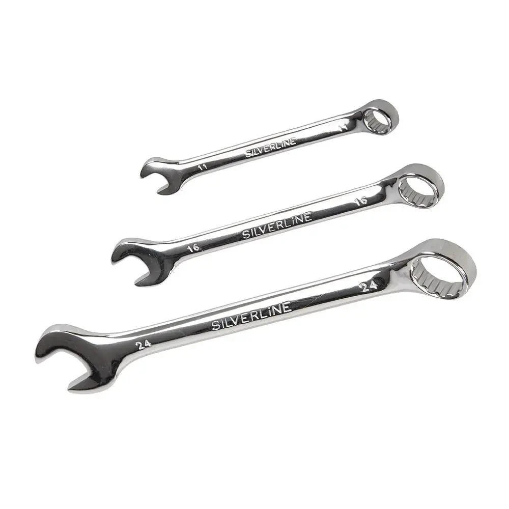Silverline Combination Spanner Set 14Pce 8 - 24Mm Sp50 2