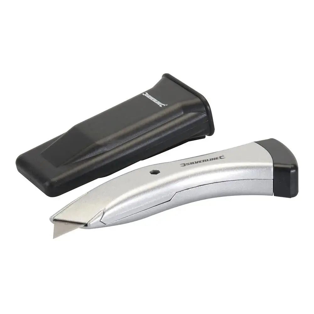 Silverline Contoured Retractable Trimming Knife 180Mm Ct07 1