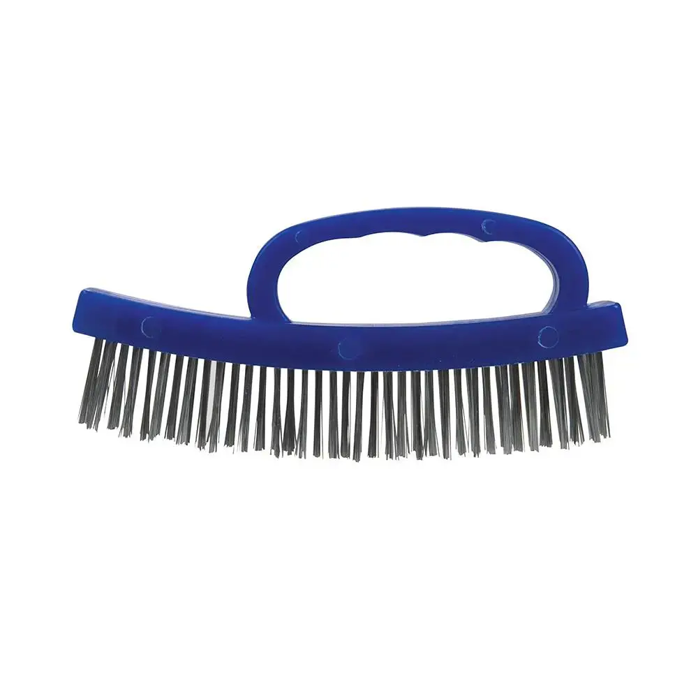 Silverline D-Handle Wire Brush 4 Row 250554 1