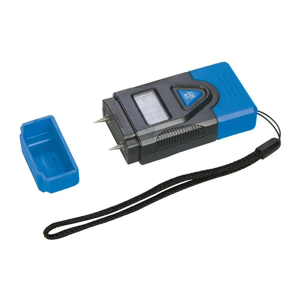 Silverline Digital Moisture Meter Wood Plaster Concrete House Caravan 1