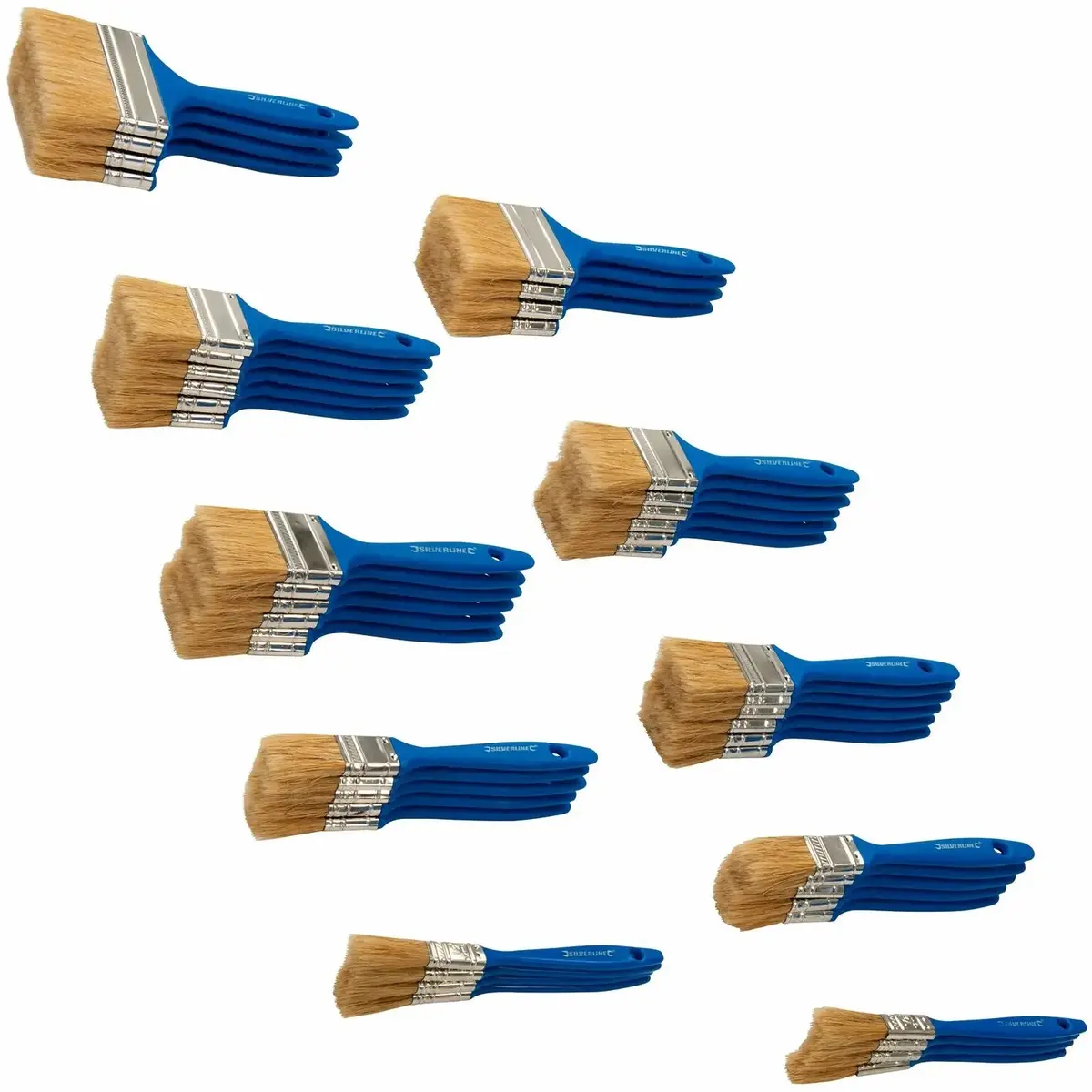 Silverline Disposable Paint Brushes Brush All Sizes All Quantities Decorating 1