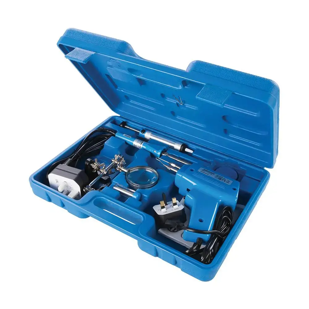Silverline Electric Soldering Kit 9Pce 100W / 30W 845318 1