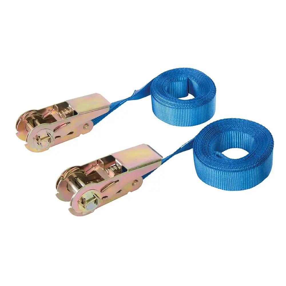 Silverline Endless Ratchet Tie-Down Strap 2Pk 5M X 25Mm - Rated 500Kg Capacity 1000Kg 566269 1