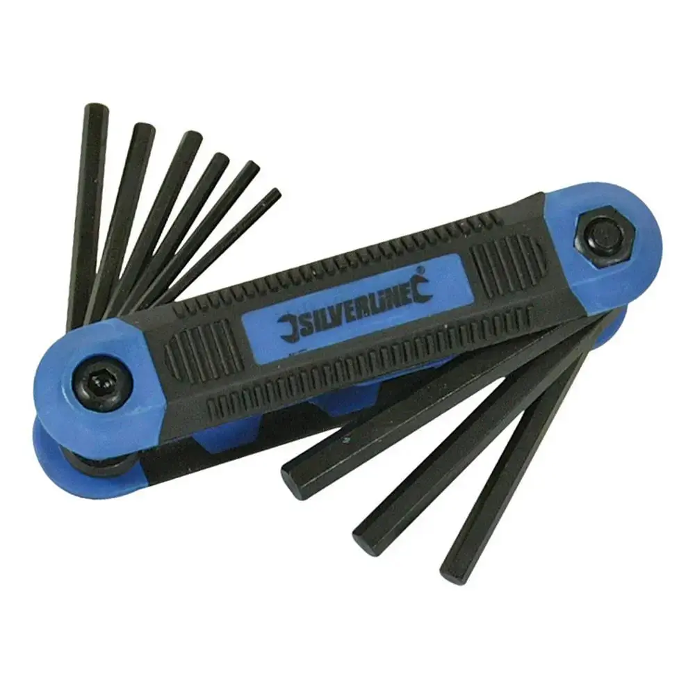 Silverline Expert Hex Key Imperial Tool 9Pce 5/64" - 1/4" 763580 1