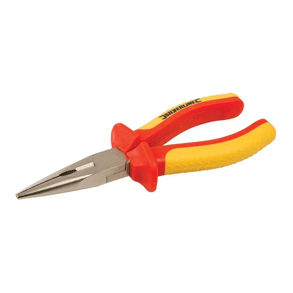Silverline Expert Vde Long Nose Pliers 160Mm 633651 1