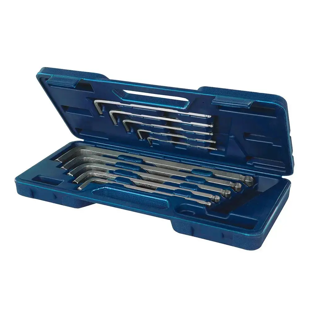 Silverline Extra Long Hex Key Set Ball End 10 Piece 3-17Mm 1