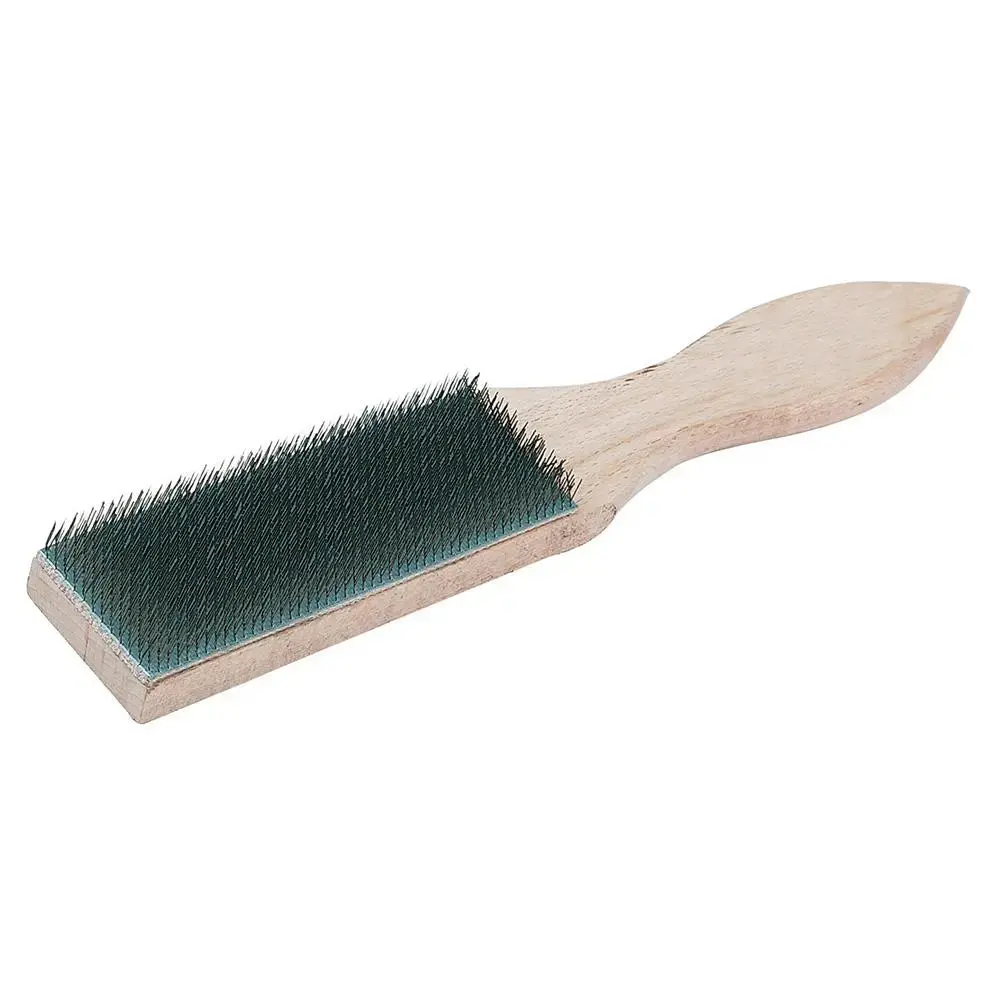 Silverline File Card Brush Wooden 40Mm Pb19 1