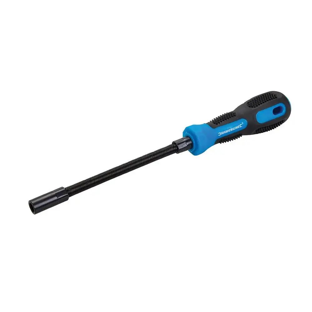 Silverline Flexible Shaft Hose Clip Driver 7Mm Hex 380111 1
