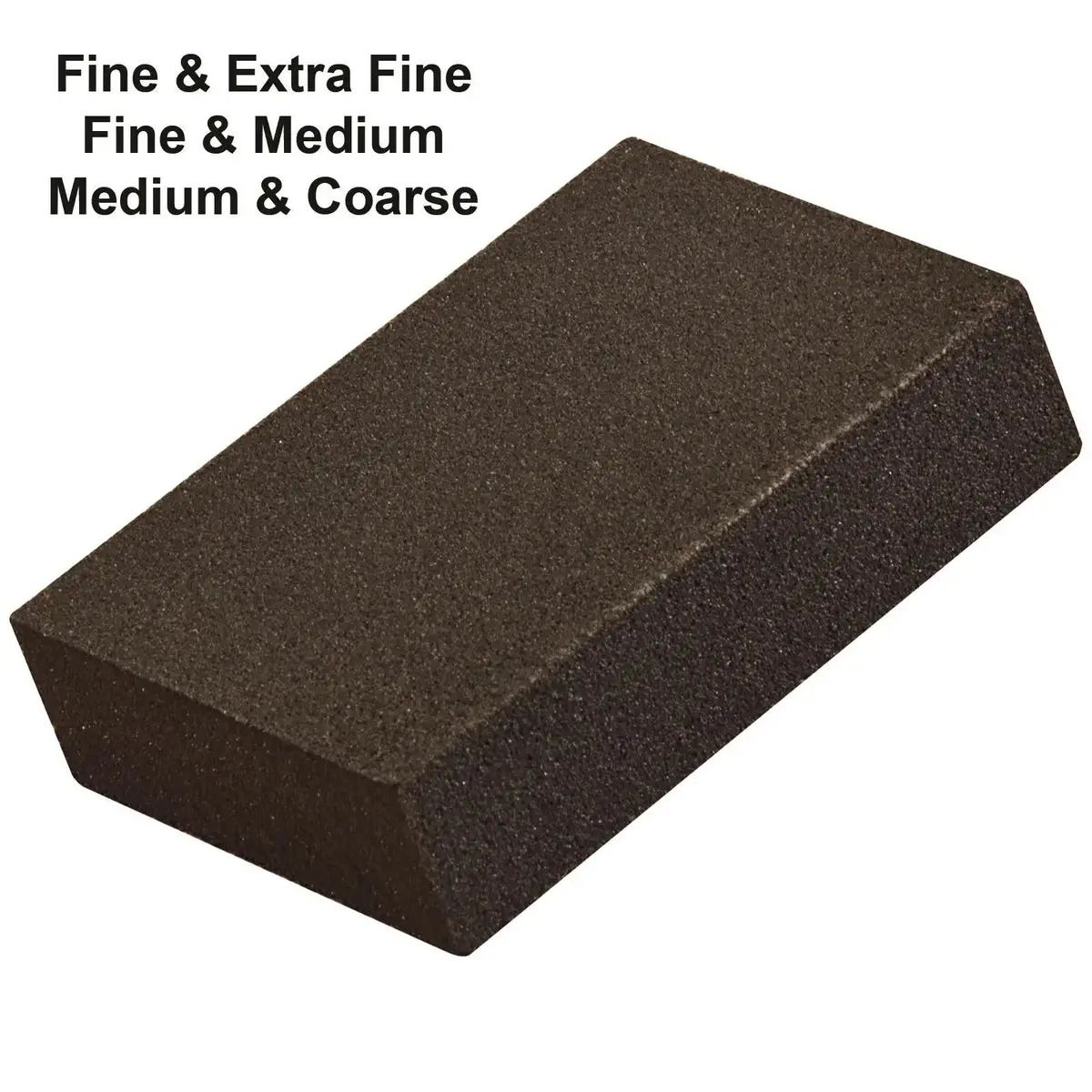 Silverline Foam Sanding Blocks Extra Fine - Coarse 1
