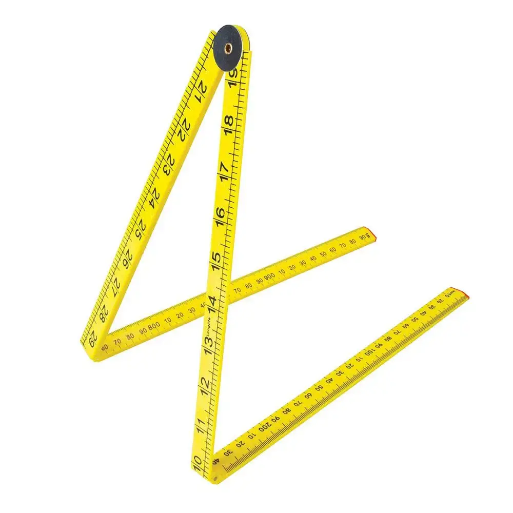 Silverline Folding Rule 1000Mm 1
