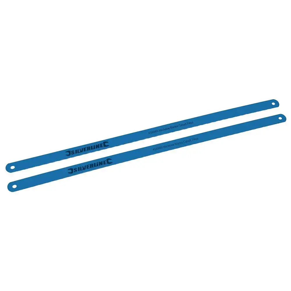 Silverline Hacksaw Blades Cobalt 2Pk 24Tpi 456985 1