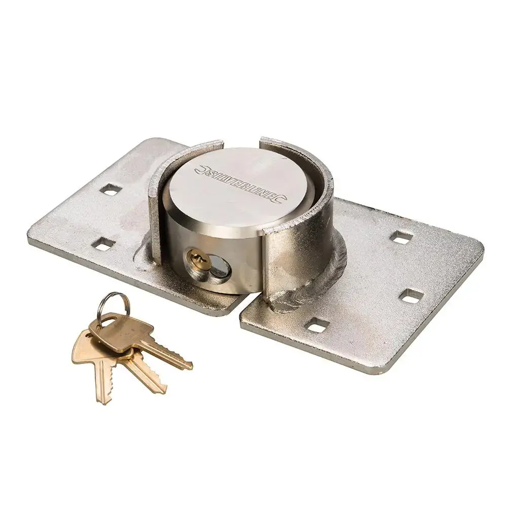 Silverline Heavy Duty Van Lock & Hasp 73Mm 633786 1