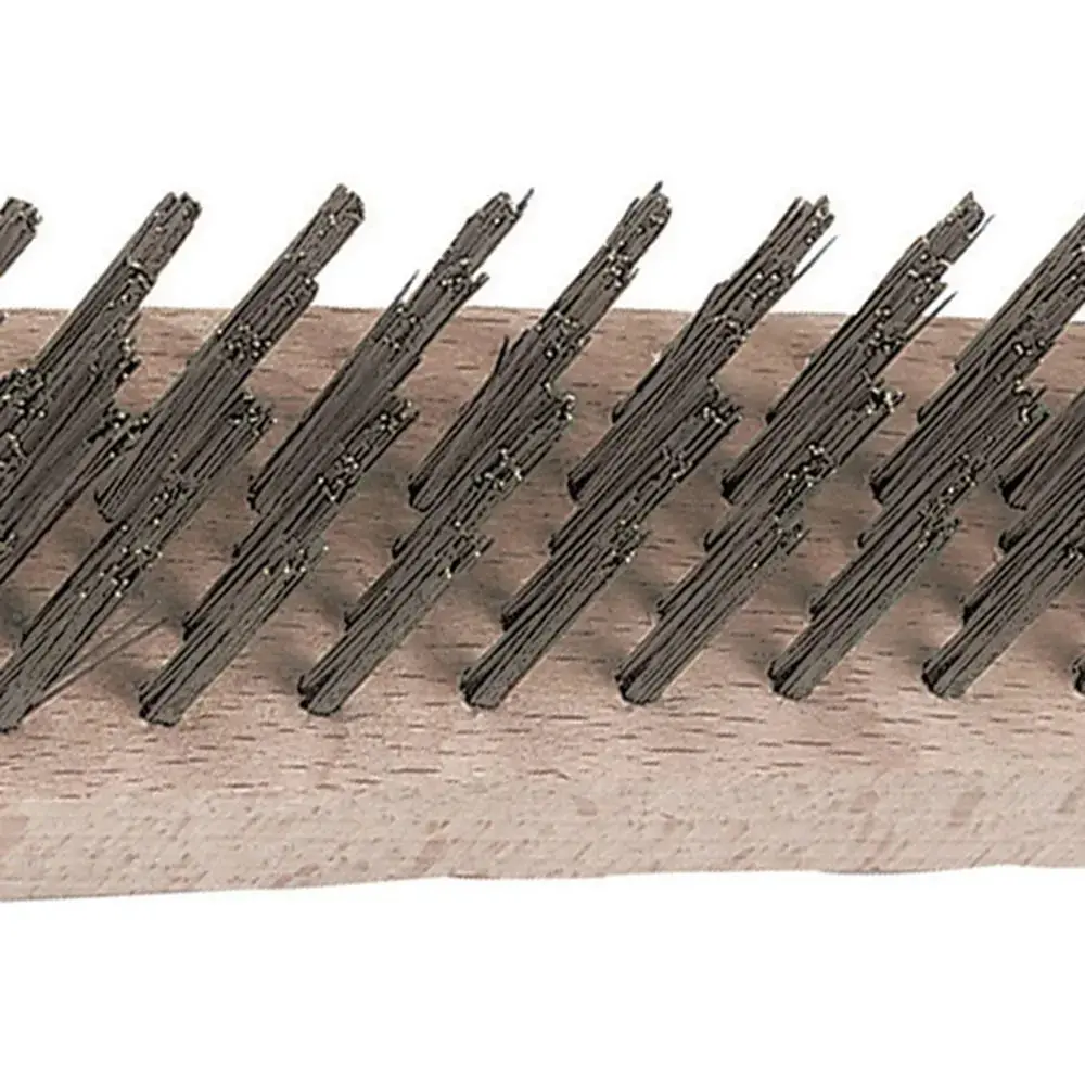 Silverline Heavy Duty Wire Brush 4 Row 290Mm 1