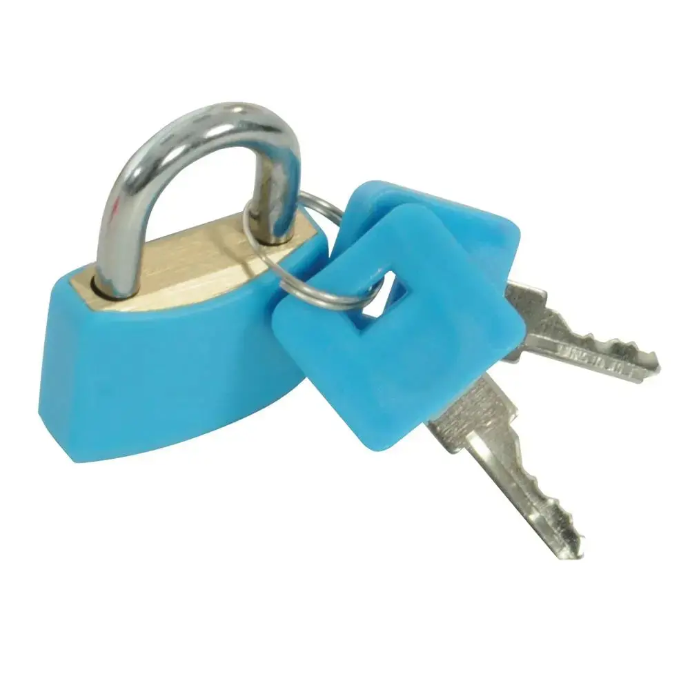 Silverline Hi-Vis Brass Padlocks Set 4Pce 20Mm 282715 1