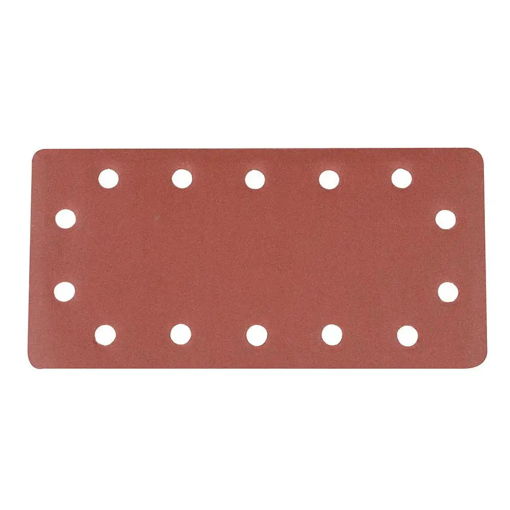 Silverline Hook & Loop 1/2 Sheets Punched 10Pk 240 Grit 595752 1