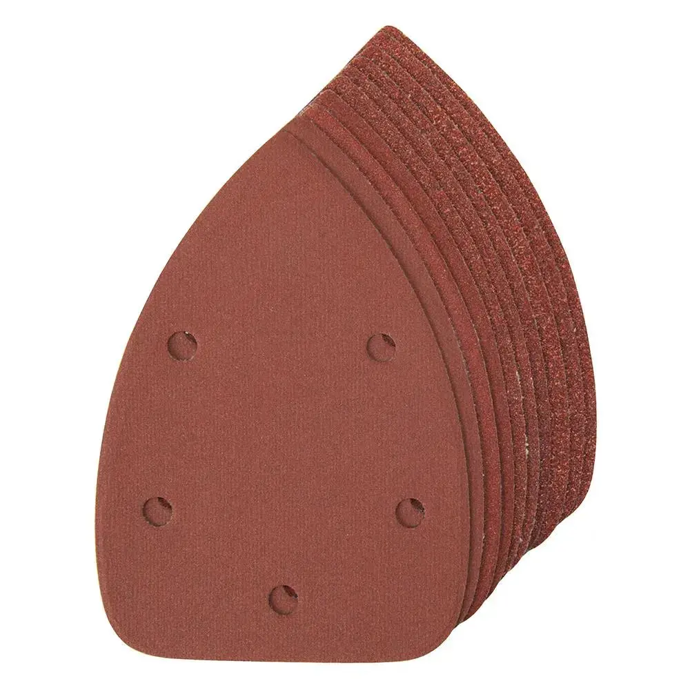 Silverline Hook & Loop Detail Sander Sheets 140Mm 10Pce 4 X 60, 2 80, 120, 240G 336046 1