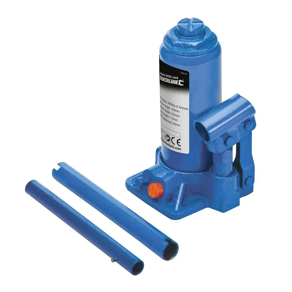 Silverline Hydraulic Bottle Jack 4 Tonne 245113 1