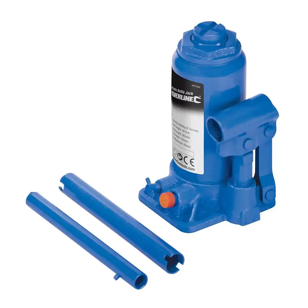 Silverline Hydraulic Bottle Jack 6 Tonne 457050 1