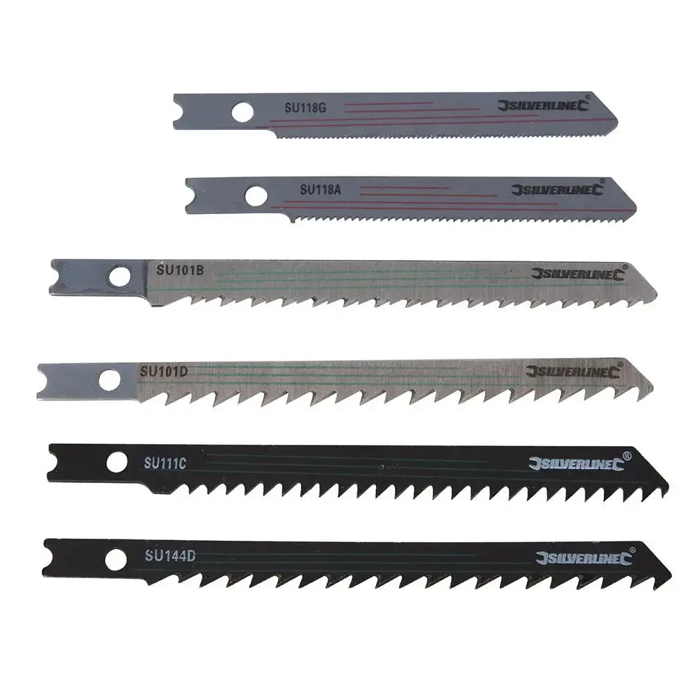 Silverline Jigsaw Blade Set Universal Fitting 30Pce Wood/Metal 234292 1
