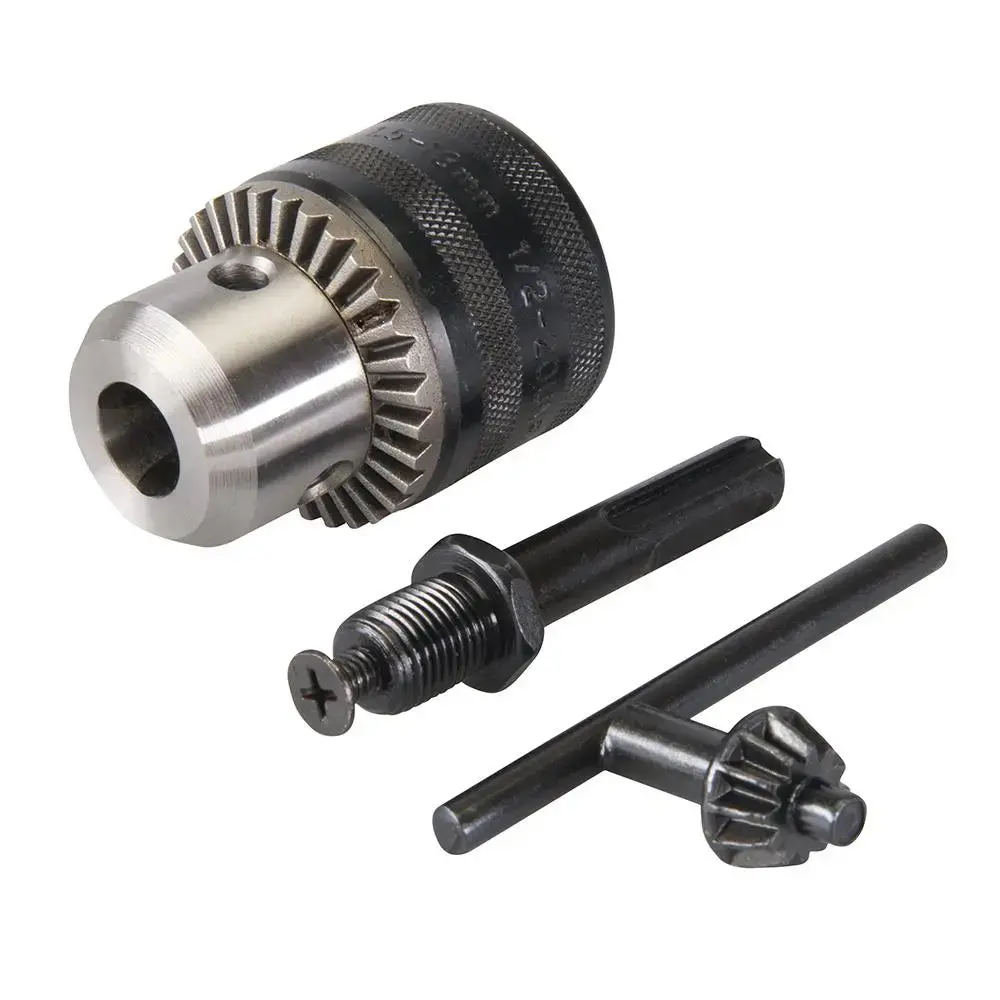 Silverline Keyed Chuck, Key & Sds Plus Adaptor Kit 3Pce 13Mm - 1/2" 20Unf 292703 1
