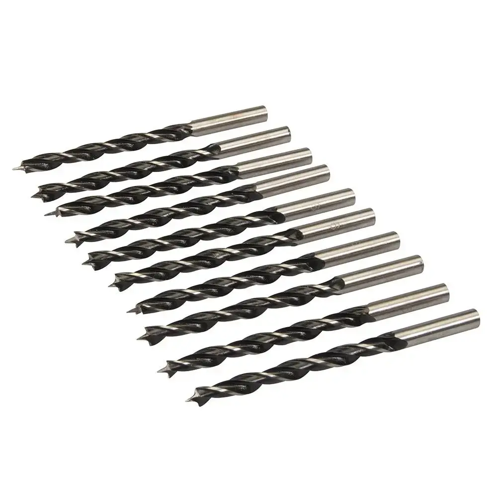 Silverline Lip & Spur Drill Bits 10Pk 6Mm 425714 1
