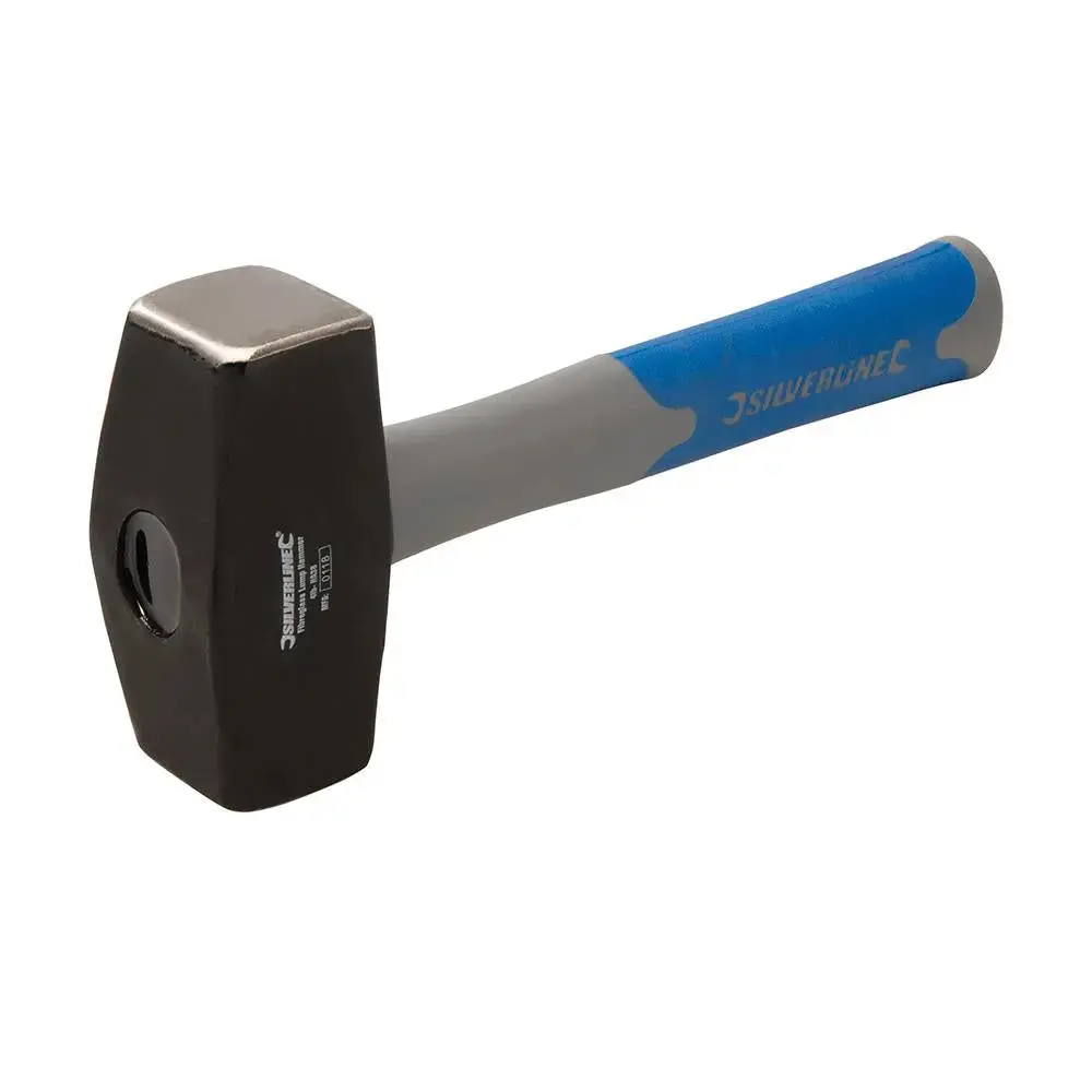 Silverline Lump Hammer Fibreglass 4Lb (1.81Kg) Ha38 1