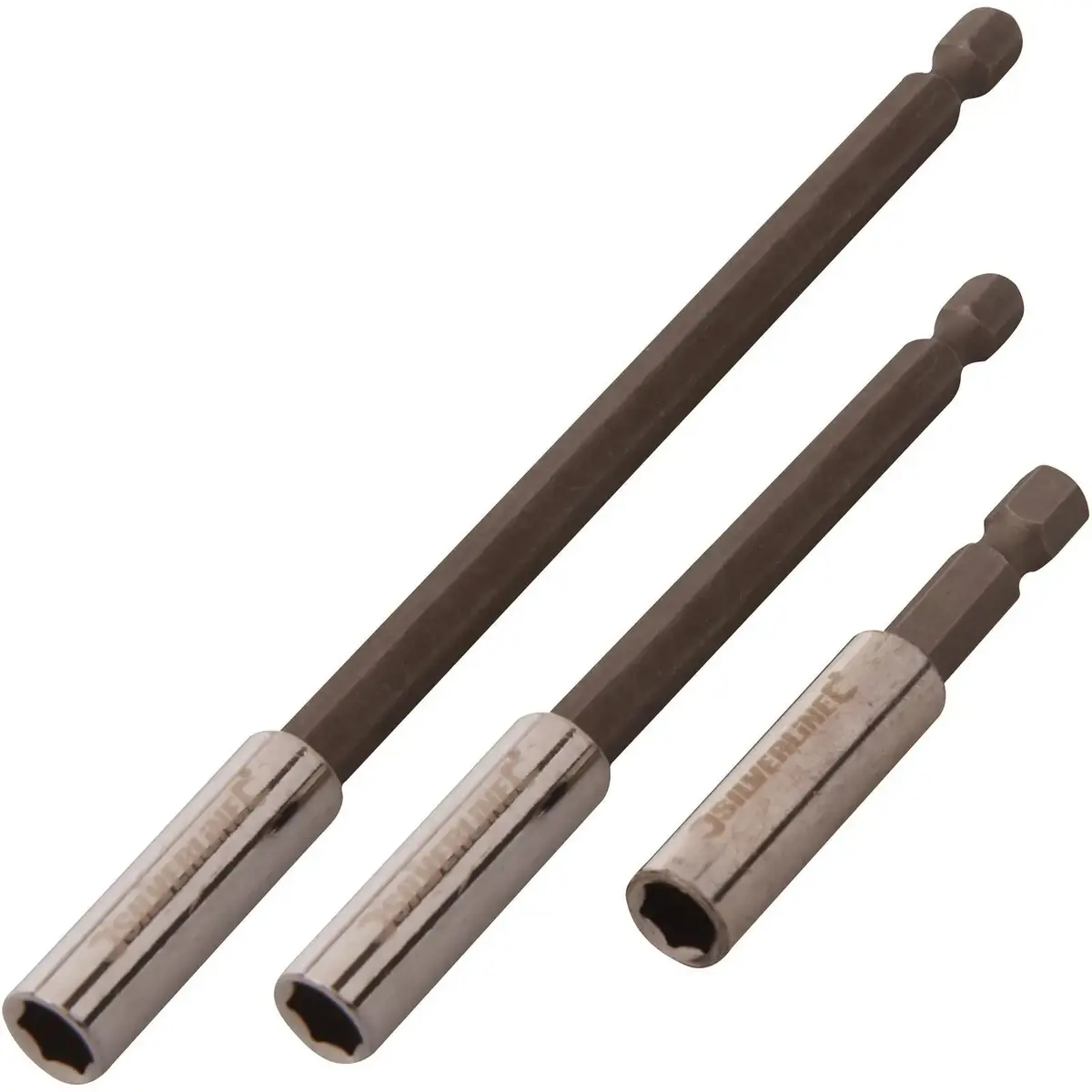 Silverline Magnetic Screwdriver Bit Holder 3 Pieces 1