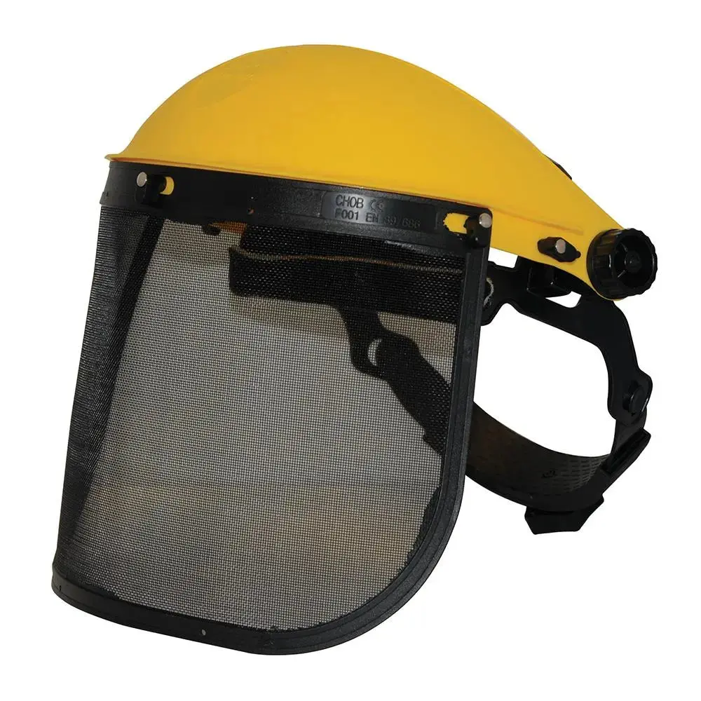 Silverline Mesh Safety Visor Face Eye Protection Shield Helmet Garden Strimming 1