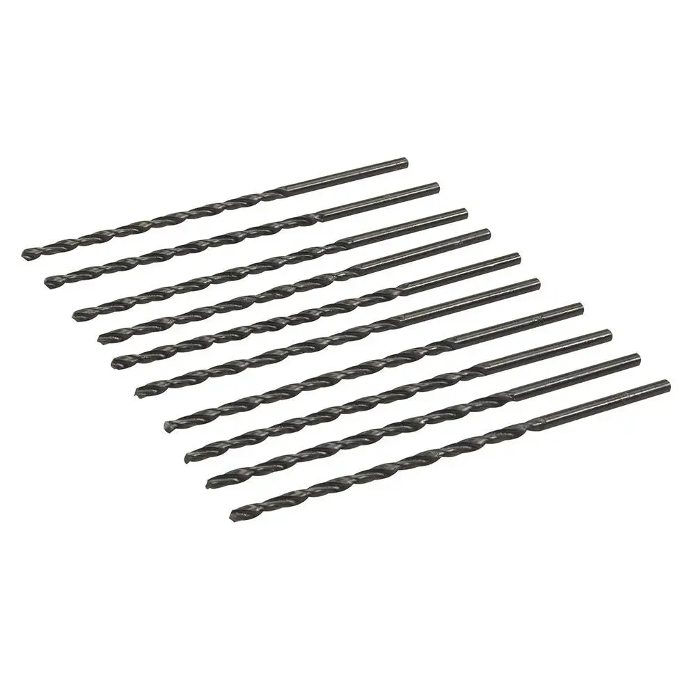 Silverline Metric Hss-R Long Series Bits 10Pk 3.0 X 100Mm 675042 1