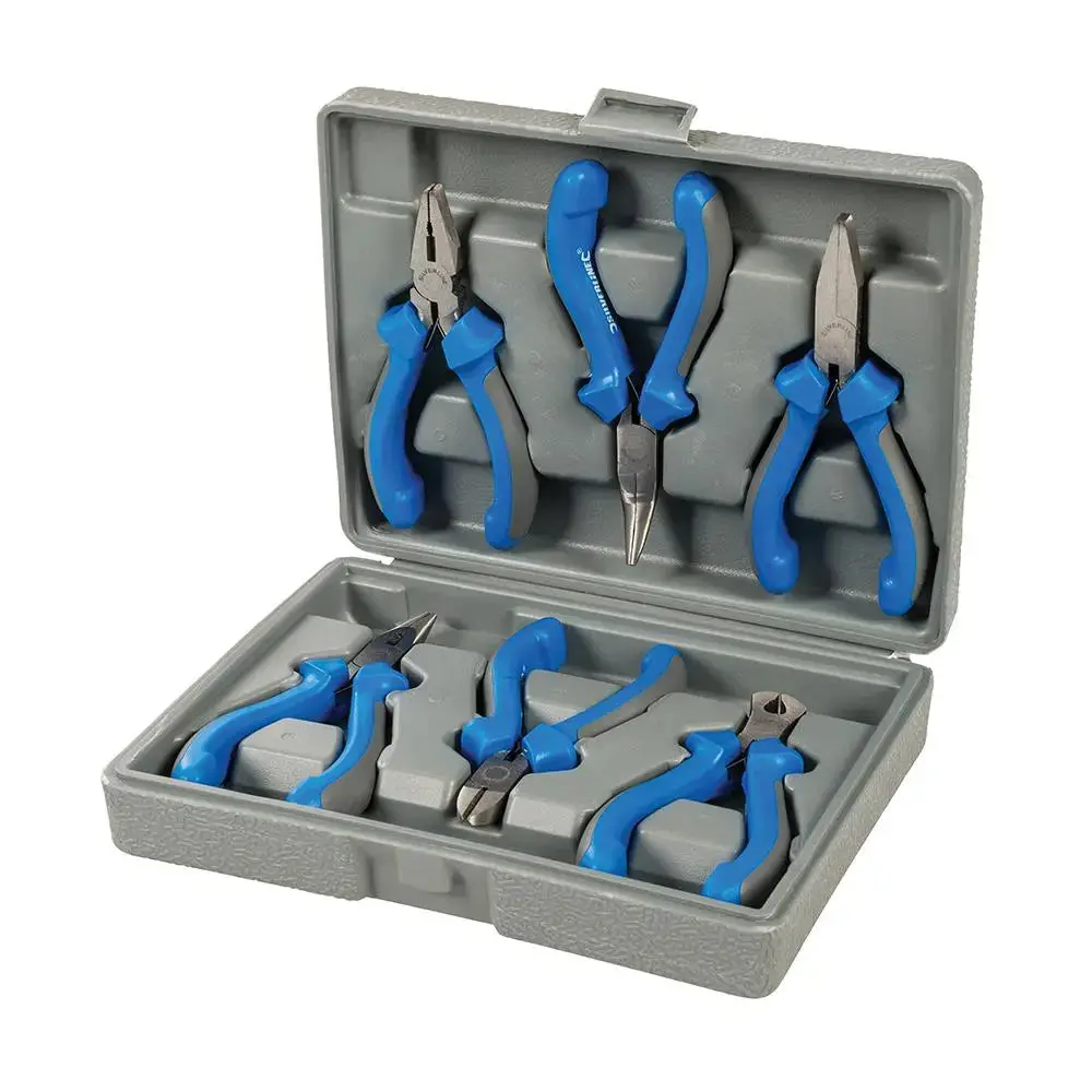 Silverline Mini Pliers Set 6Pce 633889 1