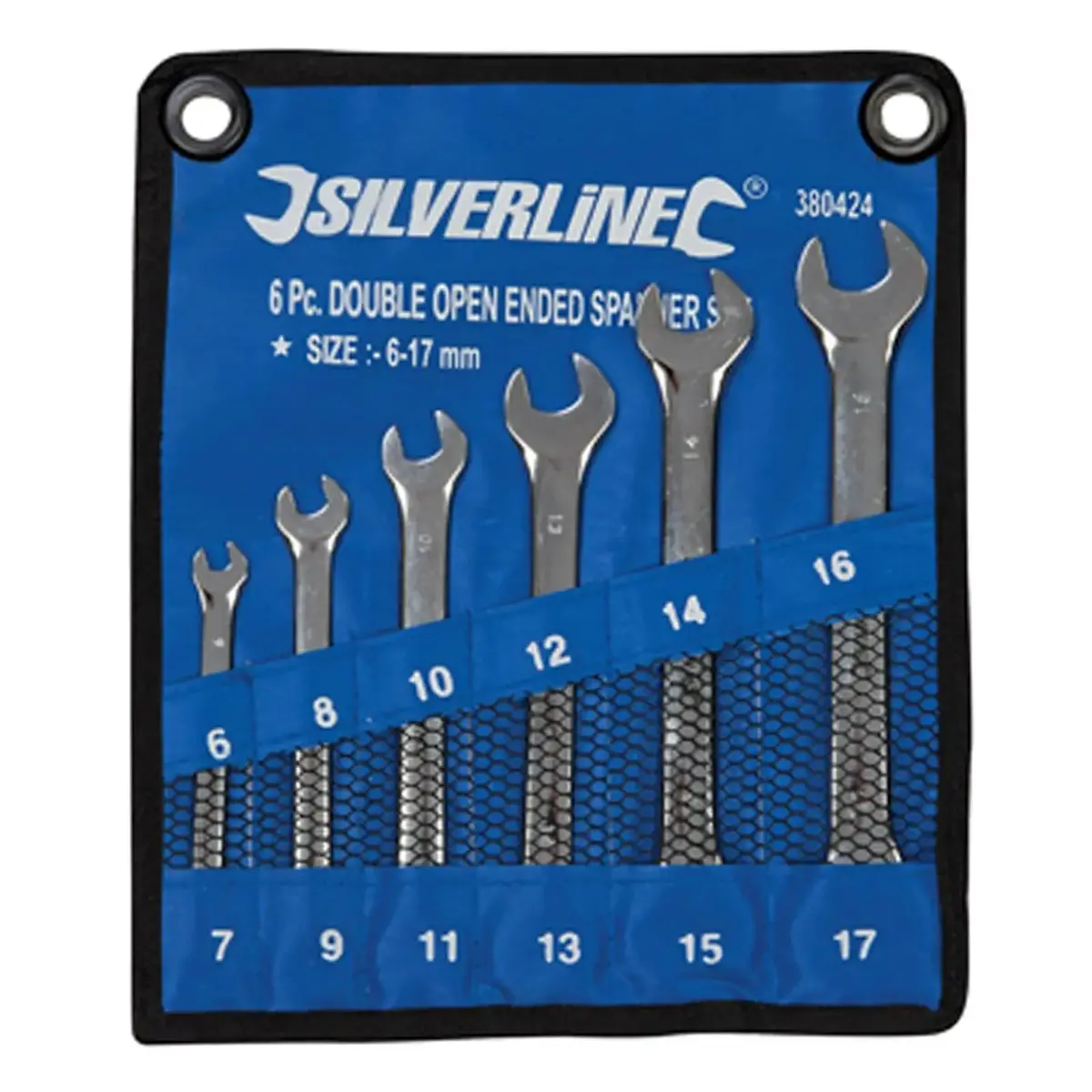 Silverline Open-Ended Spanner Set 6 Piece 1