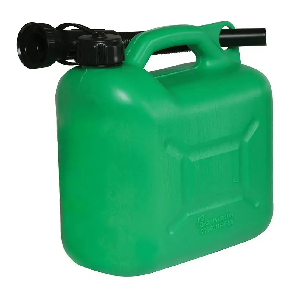Silverline Plastic Fuel Can 5Ltr Green 847074 1