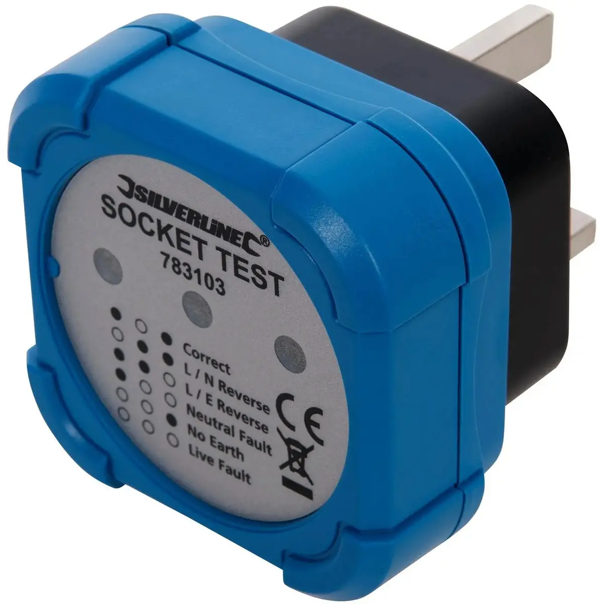 Silverline Plug Socket Tester Electric Mains Uk Power Live Earth Wire Fault 1