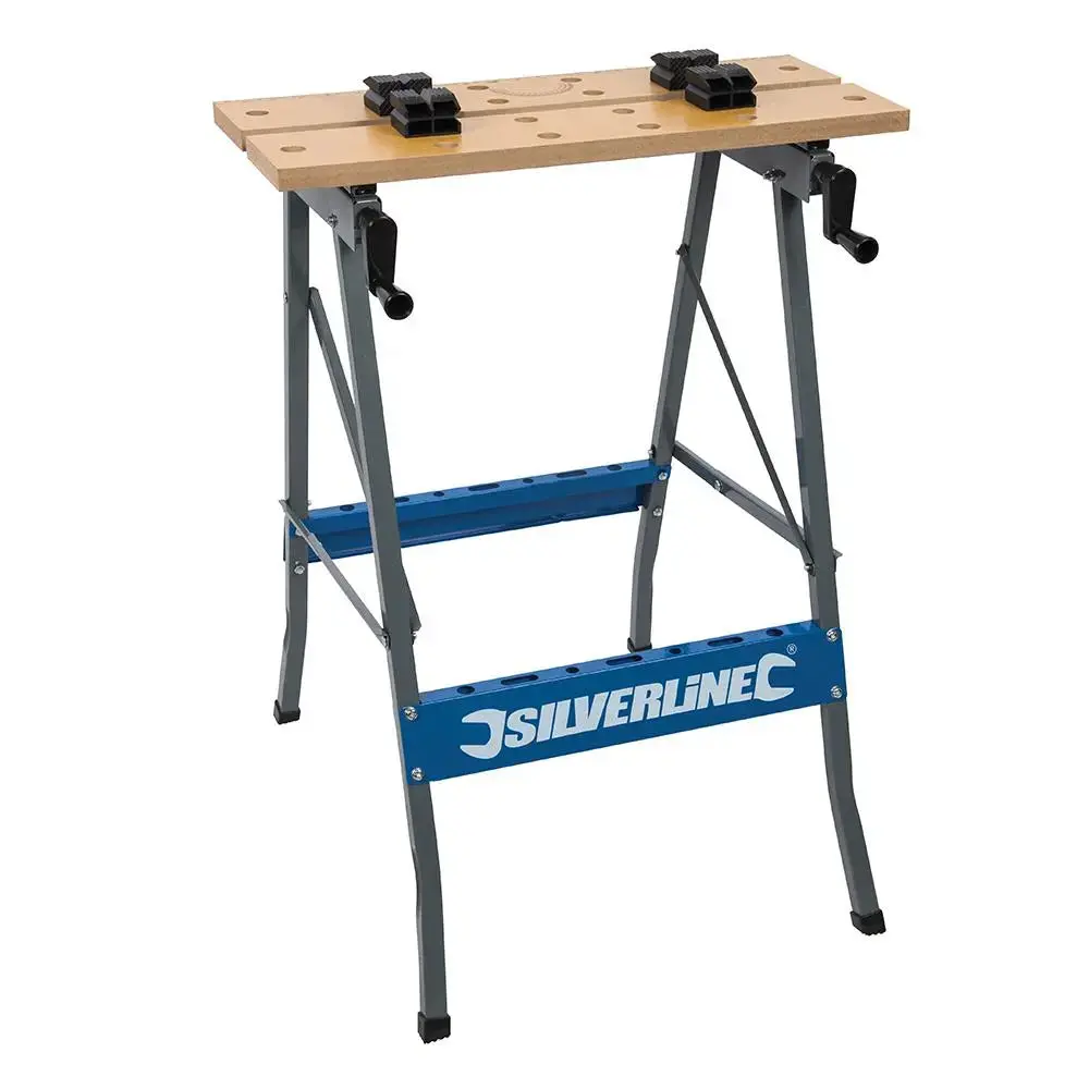 Silverline Portable Workbench 100Kg Tb01 1