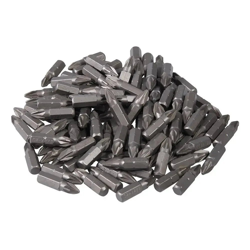 Silverline Pozidriv Cr-V Screwdriver Bits 100Pk Pz2 486934 1