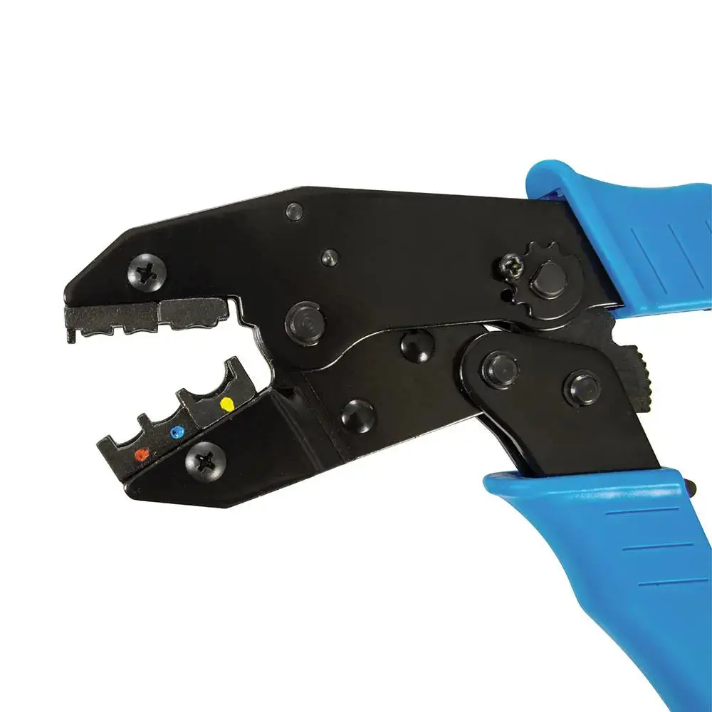 Silverline Ratchet Crimping Pliers Insulated Terminals Crimpers Heavy Duty 1