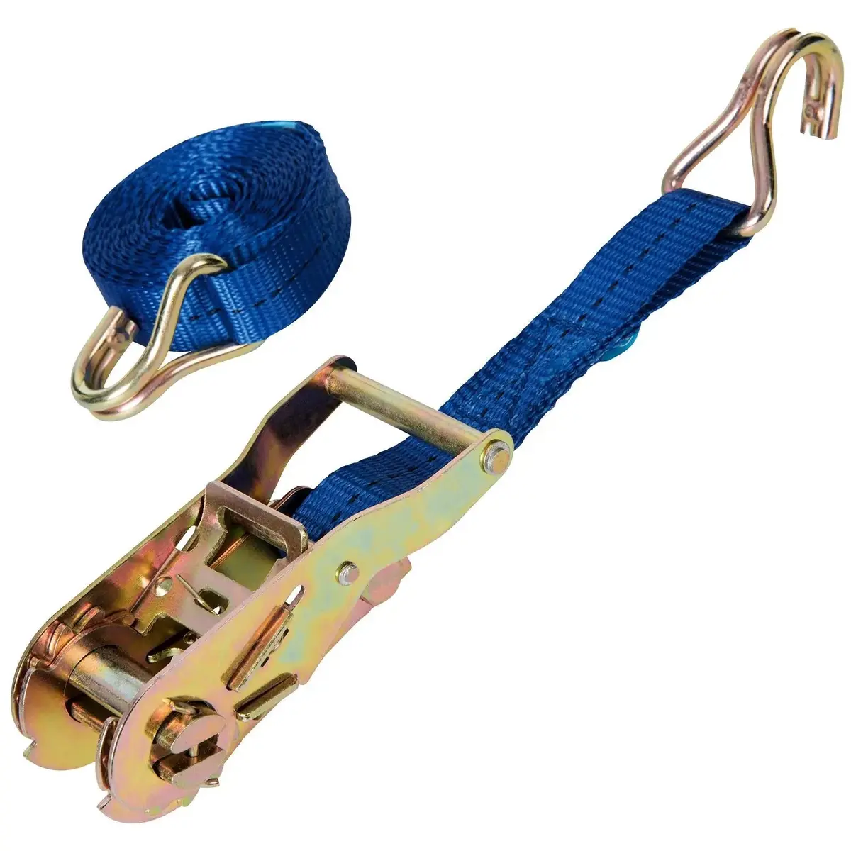 Silverline Ratchet Tie Down Strap Cargo Lash J-Hook 3900-4750Kg 1