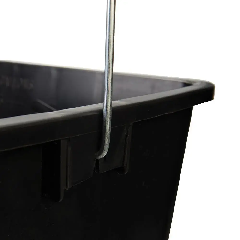 Silverline Rectangular Paint Scuttle Black 15Ltr 977993 1
