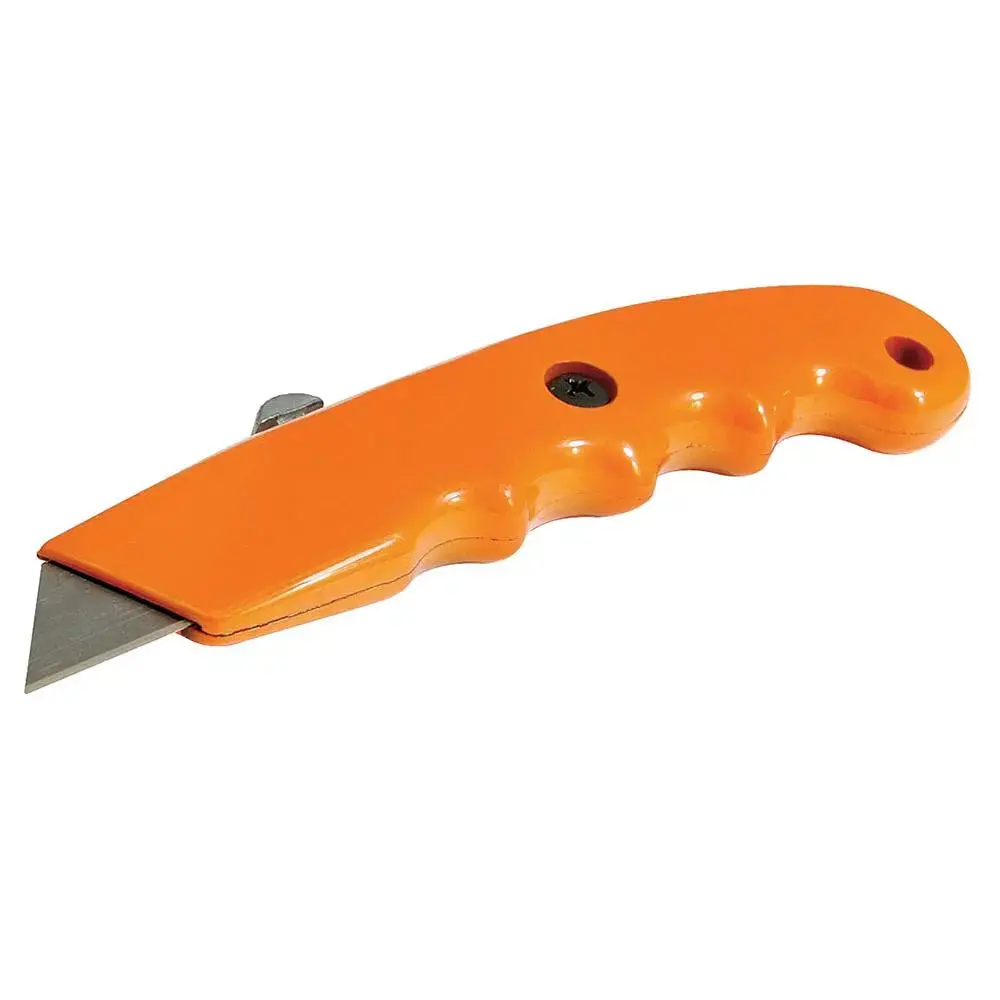 Silverline Retractable Hi-Vis Grip Knife 140Mm 456940 1