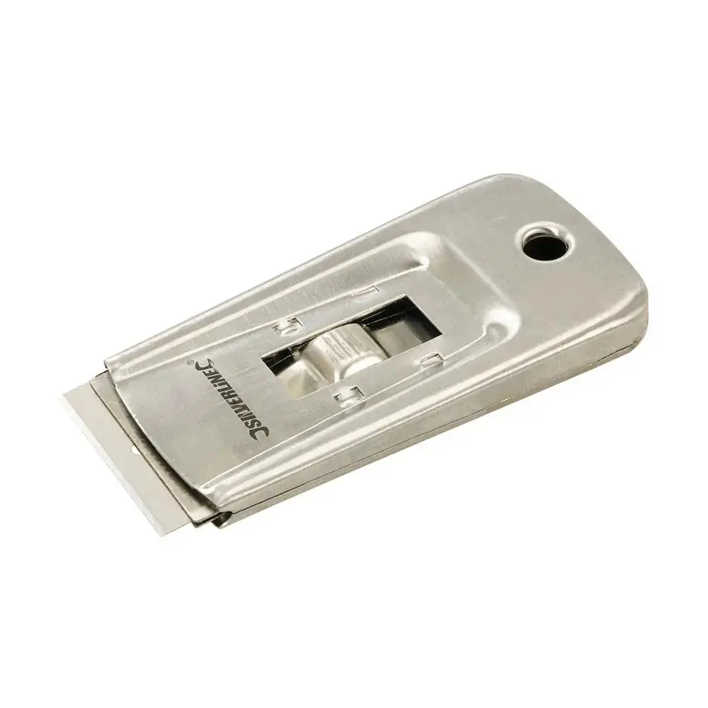 Silverline Retractable Steel Window Scraper 100Mm 357487 1