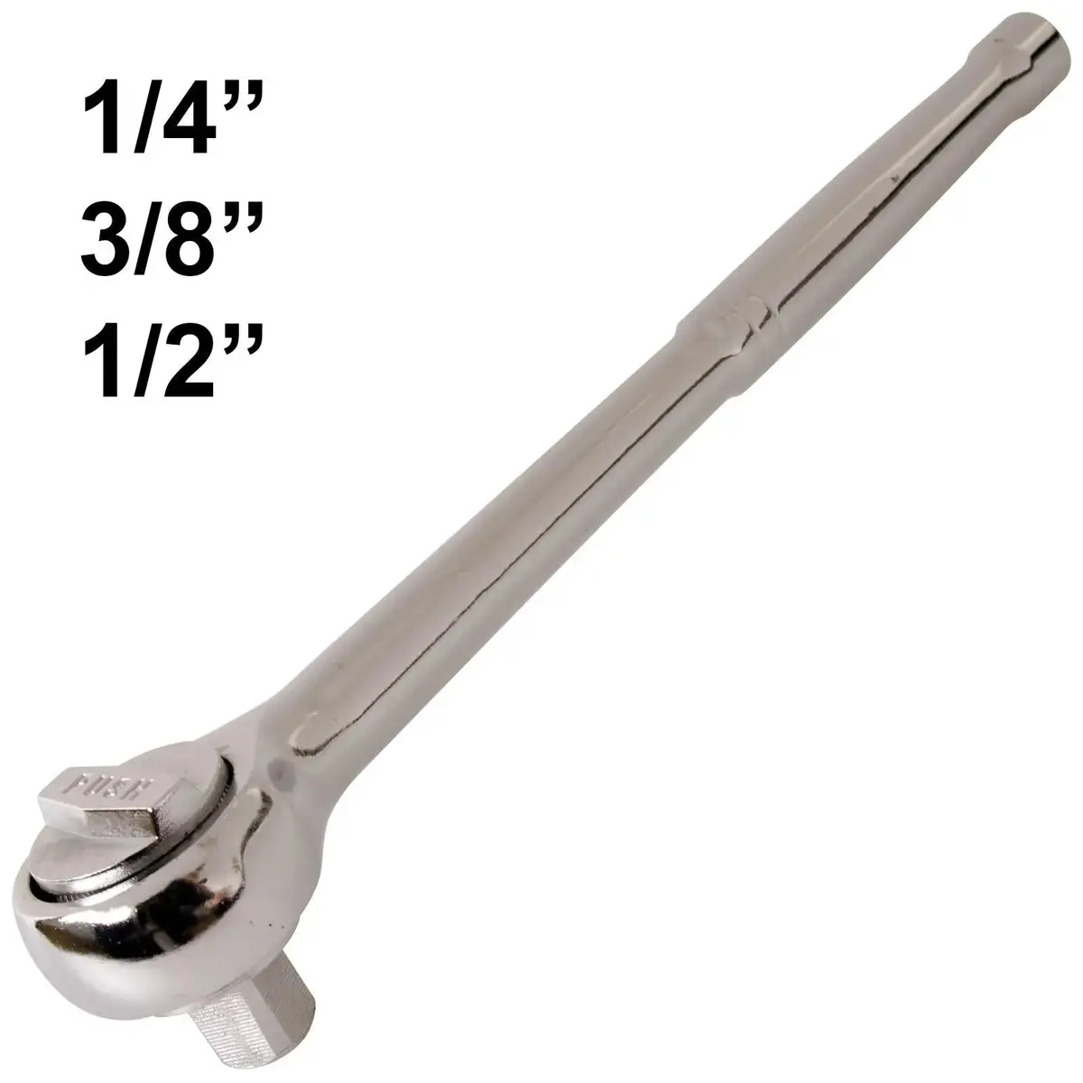 Silverline Reversible Ratchet Handle 1/4", 3/8" And 1/2" Drive 1