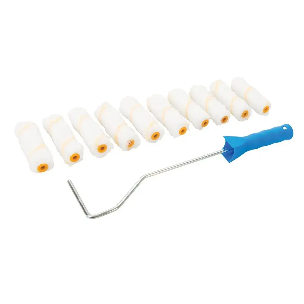 Silverline Roller Frame & 10 Sleeves Painting Decorating 2