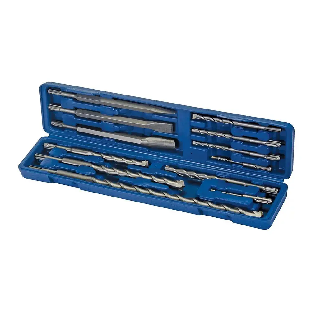 Silverline Sds Plus Masonry Drill & Steel Set 12Pce 633750 1