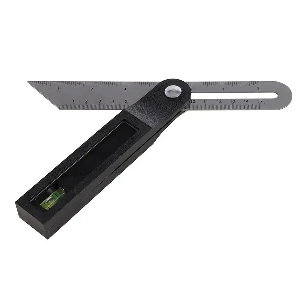 Silverline Sliding T Bevel With Spirit Level 200Mm 8" Adjustable Multi-Function 1